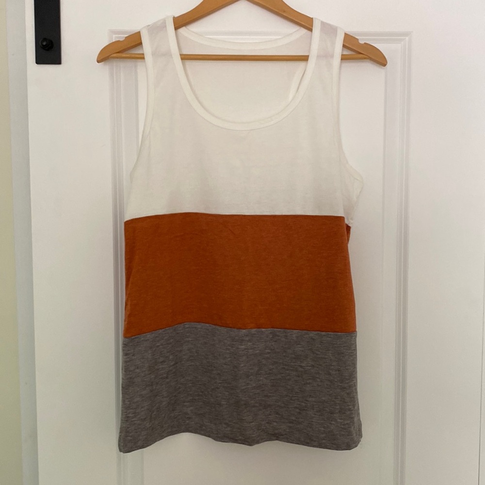 Colorblock Tank NWOT